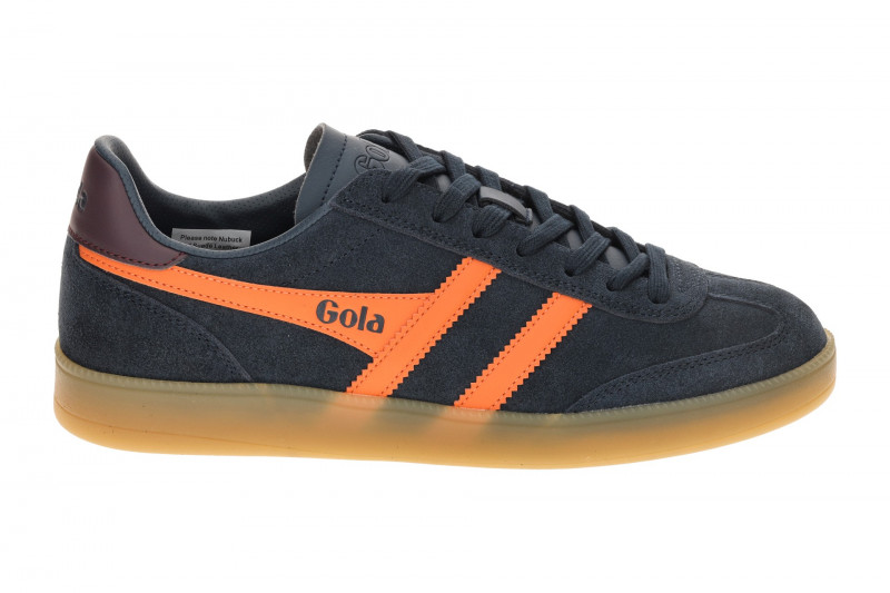 Gola Viper Schuhe Sneakers blau orange Herren Velour CMB735