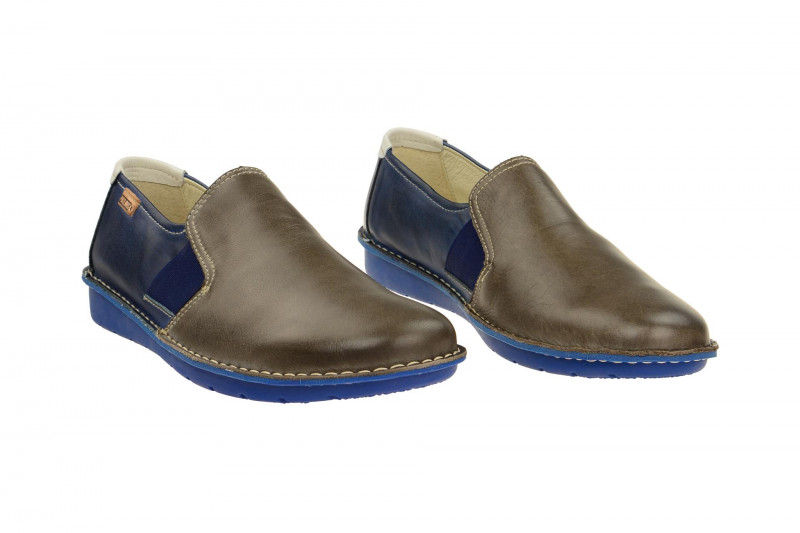 Pikolinos Slipper Santiago grau blau M7B-3079C1
