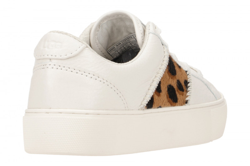 UGG Dinale Cheetah Print Schuhe Sneakers weiß 1131272