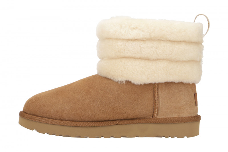 UGG Stiefel hellbraun beige Fluff Mini Quilted