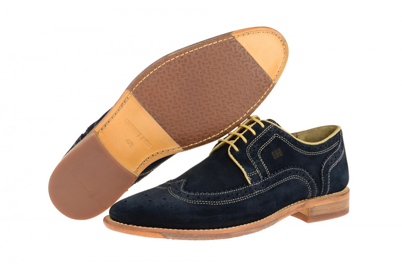 Gordon & Bros Schuhe Ron blau Rauhleder S160751