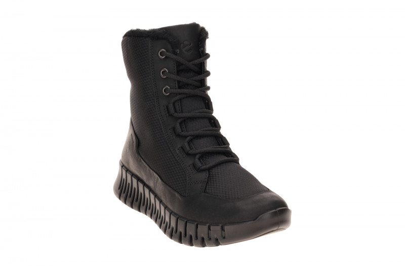 Ecco Gruuv Stiefel Boots schwarz Waterproof 218363