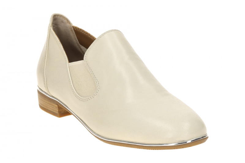Everybody Alisia Slipper Schuhe beige silber Rahmen