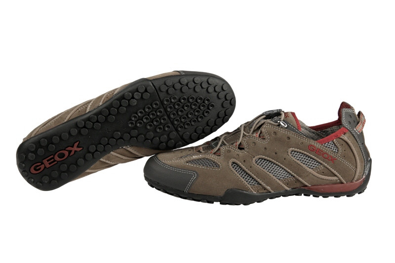 Geox Snake Y Schuhe in beige dk rot U0107Y