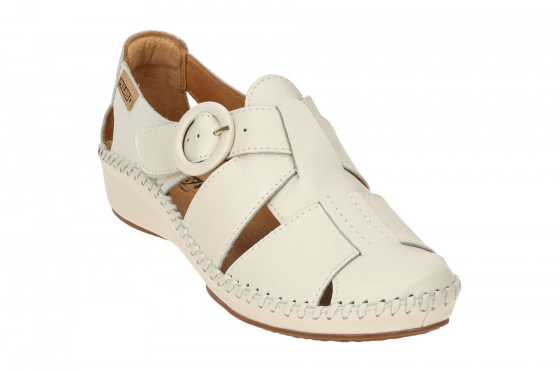 Pikolinos Vallarta Slipper weiß gelocht 655-0845