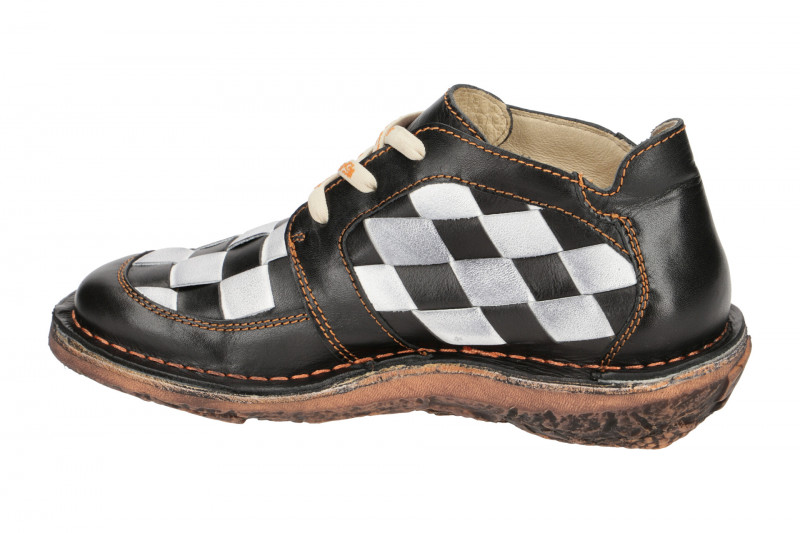 Eject Dunas Schuhe schwarz weiß Karo Herren 10036