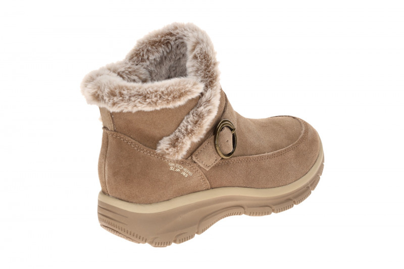 Skechers Easy Going Stiefelette braun mush Schlupf Boot Slip Ins