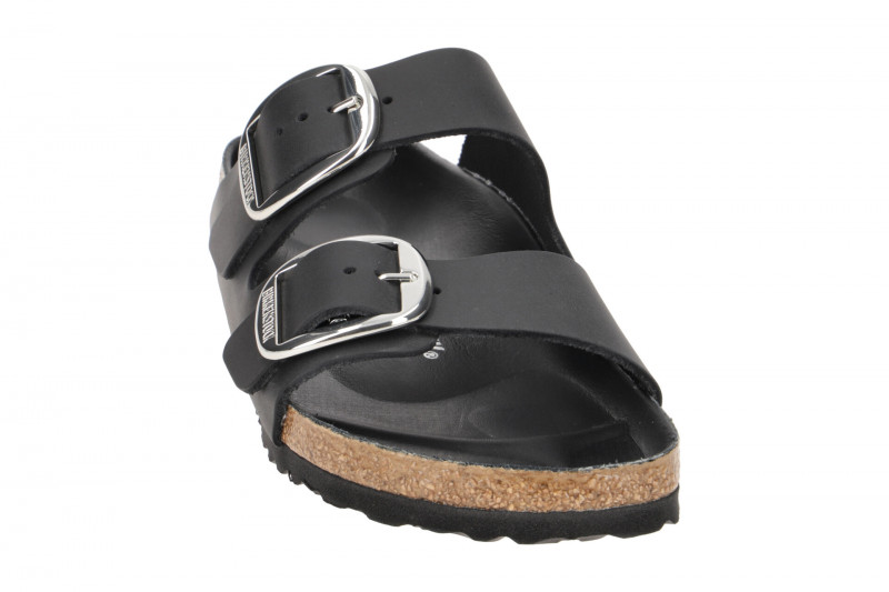 Birkenstock Arizona Big Buckle Pantolette schwarz Schmal 1011075