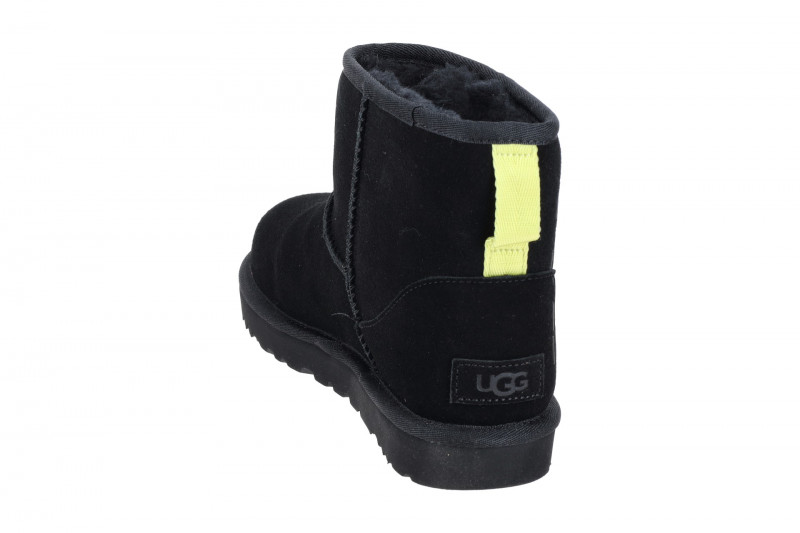 UGG Classic Mini Ugg Side Logo Stiefel schwarz 1144057