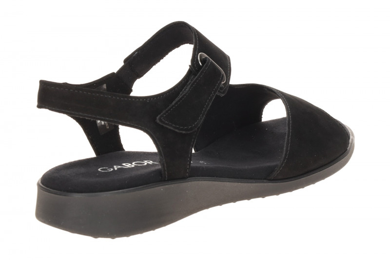 Gabor Sandalen schwarz Nubuck 82.803.47