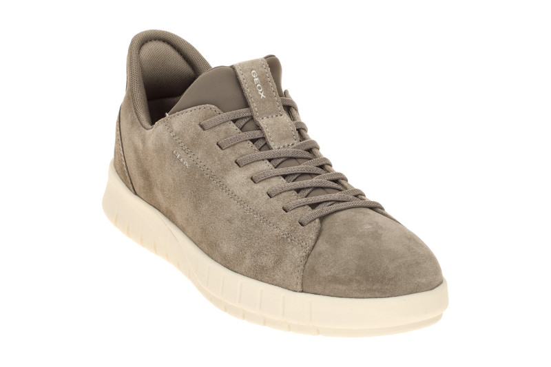 Geox Flextride Schuhe Slipper taupe grau FASTin U65MAA