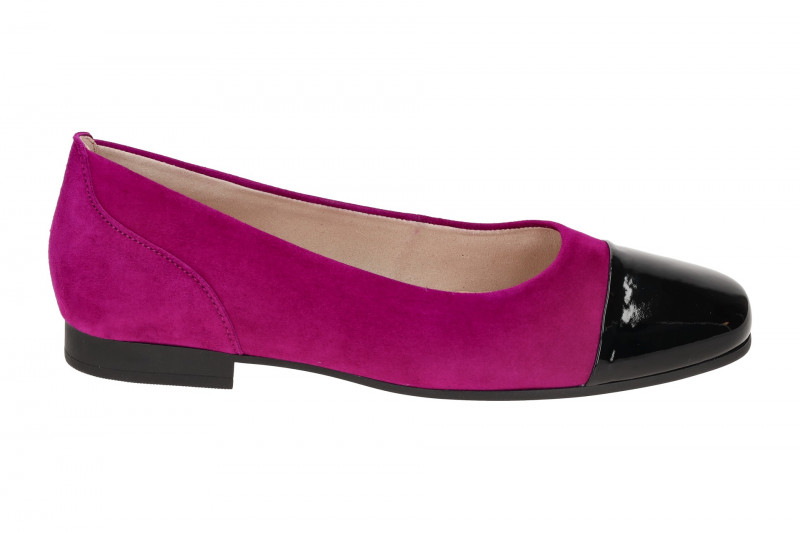 Gabor Schuhe Ballerina pink schwarz 51.351.61