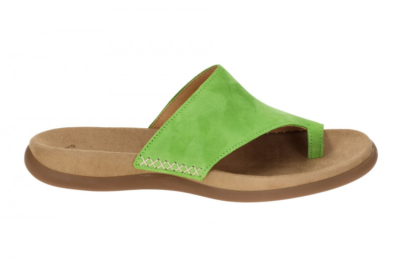Gabor Zehentrenner Pantolette grün 63.700.19