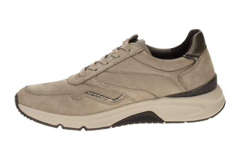 Gabor RollingSoft Schuhe grau fango Nubuck 0103.01.004