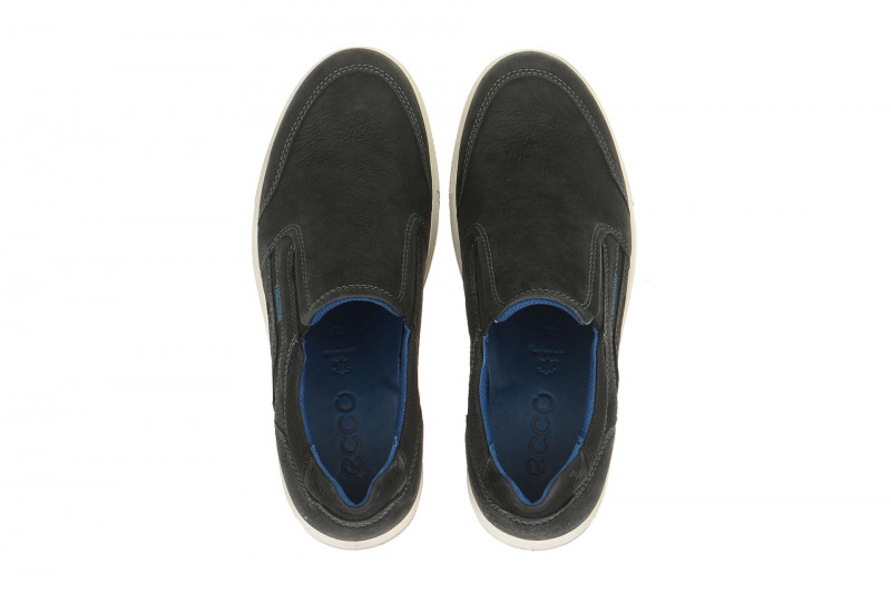 ecco Ennio Herren Slipper schwarz