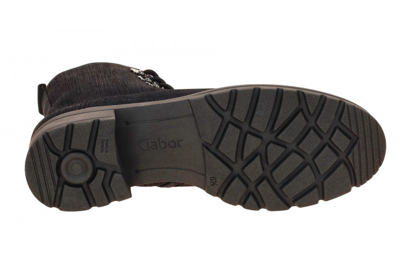 Gabor Comfort Stiefelette blau schwarz Schimmer 72.786.86