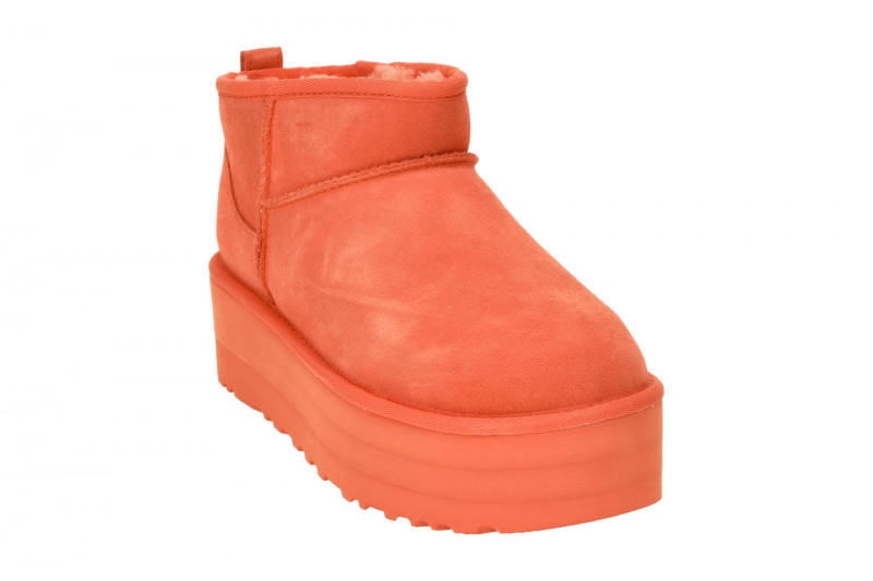 UGG Classic Ultra Mini Platform Stiefel orange vibrant-coral