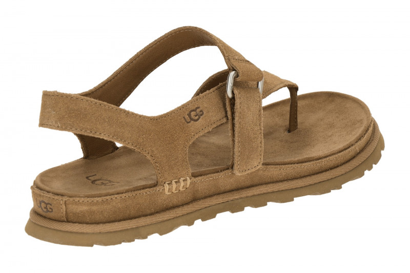 UGG Goldengaze Toe Post Zehentrenner Sandale braun 1175134
