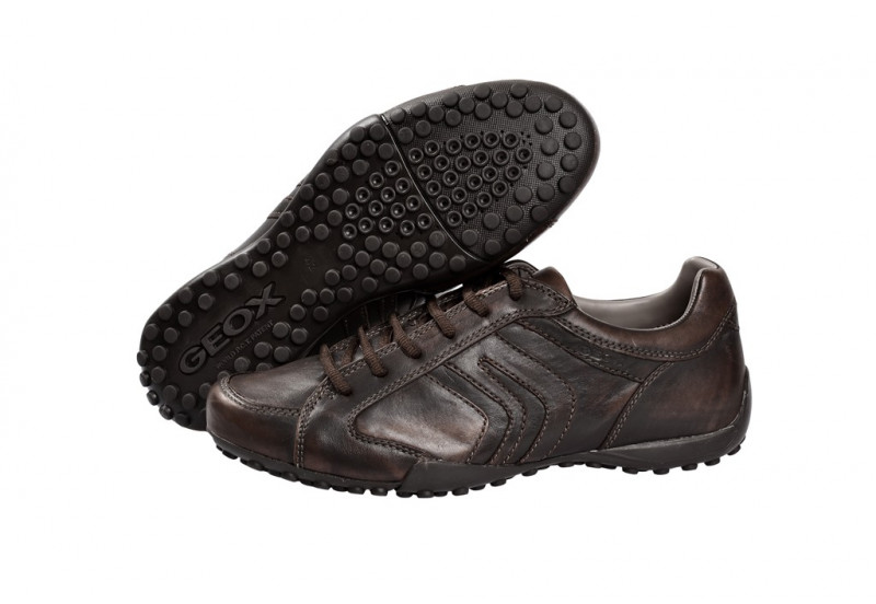 Geox Snake F Schuhe in dunkelbraun U3407F
