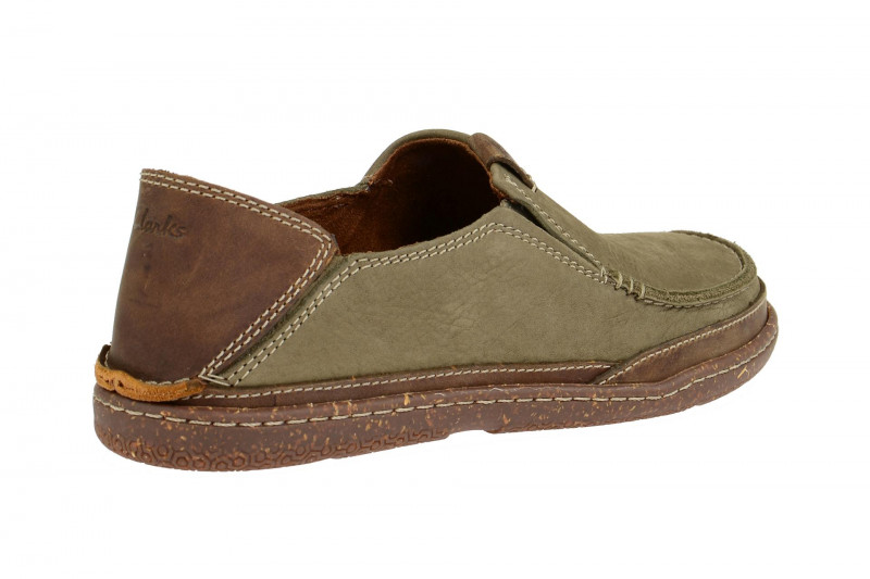 Clarks Trapell Form Schuhe grün olive