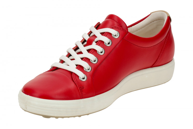 Ecco Soft 7 Schuhe chili rot Damen Sneakers 430003