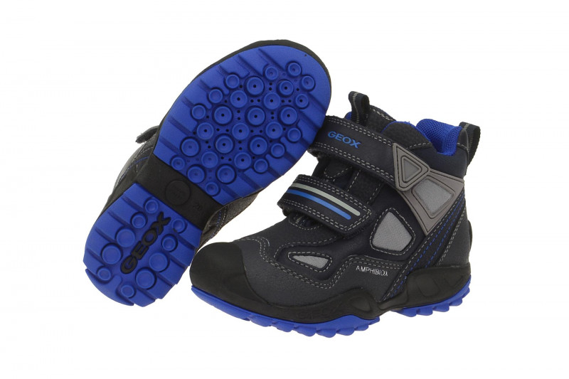 Geox Respira Jungen Stiefel Savage ABX in blau Allwetter Boots