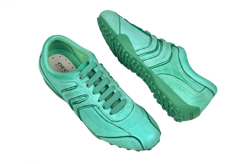 Geox Snake R Damenschuhe aqua grün D3212R