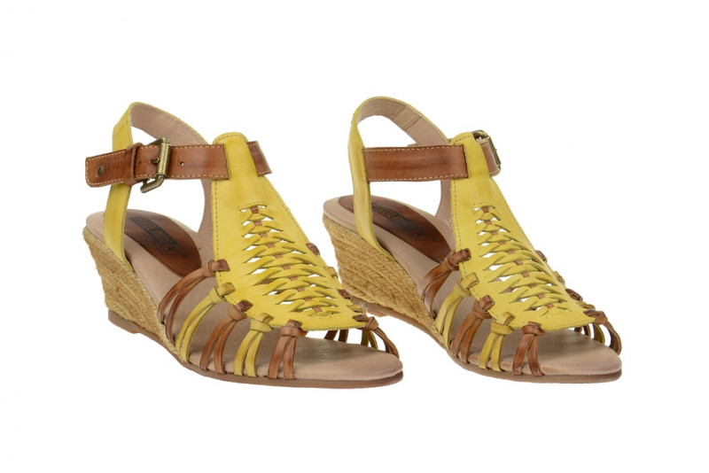 Pikolinos Keil Sandalette - Cullera sol gelb - 976-8112