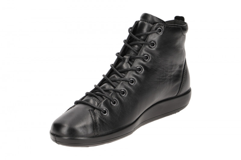 Ecco Soft 2 Damen Stiefelette schwarz