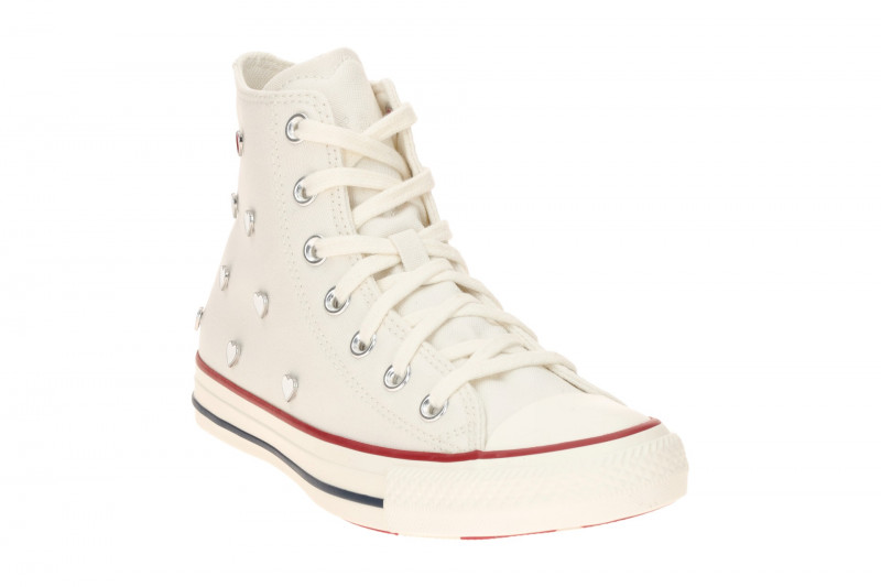 Converse Schuhe Chuck Taylor All Star Hi weiß creme Herzen