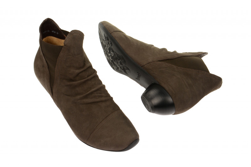 Think Aida Stiefelette dunkelbraun Nubuck