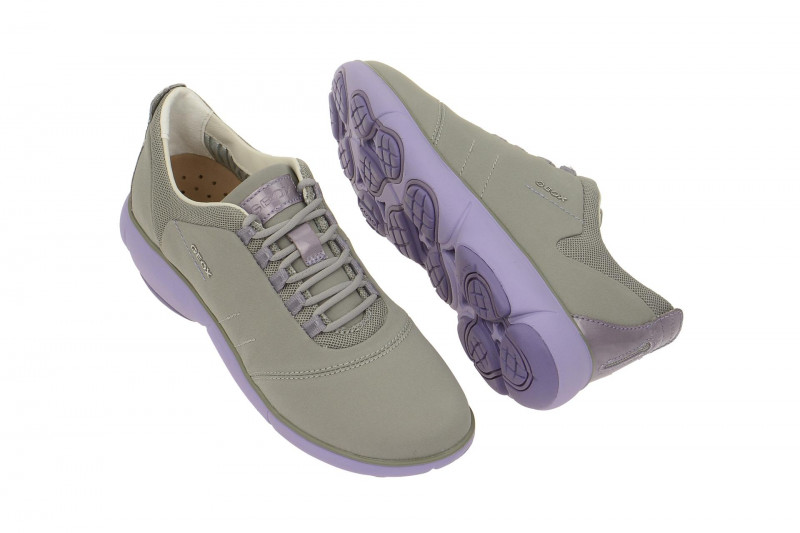 Geox Nebula Schuhe grau lila D621EA