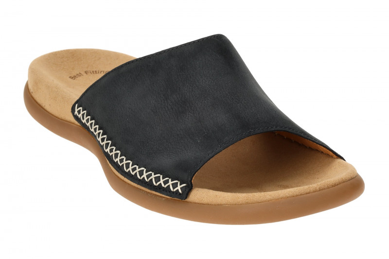 Gabor Pantolette blau Nubuck 03.705.16