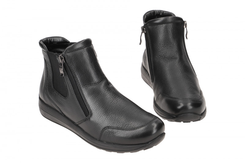 ARA Osaka Stiefelette schwarz dünn gefüttert 12-34581