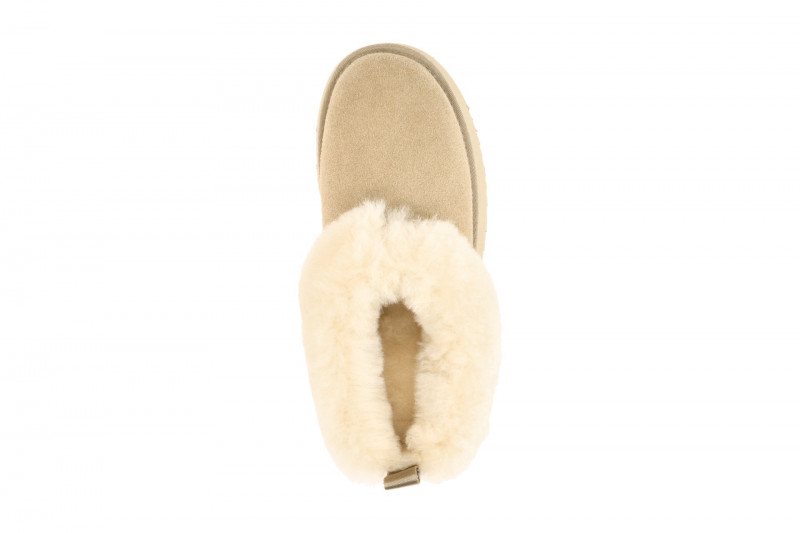 UGG Tazzele Boots Plateau Slipper beige Warmfutter