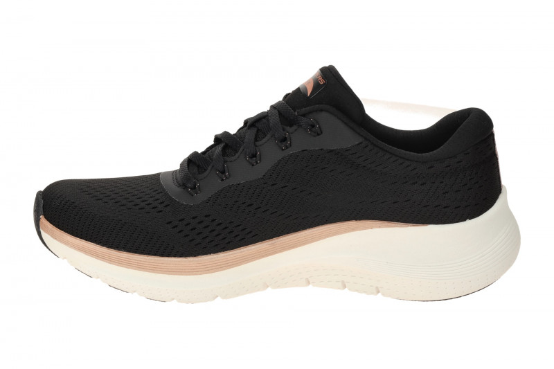 Skechers Flex Appeal Schuhe Sneaker schwarz rose gold 150067
