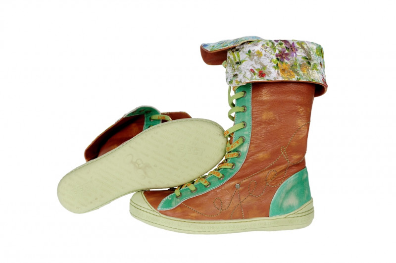 Eject Dass Stiefel braun grün 15433