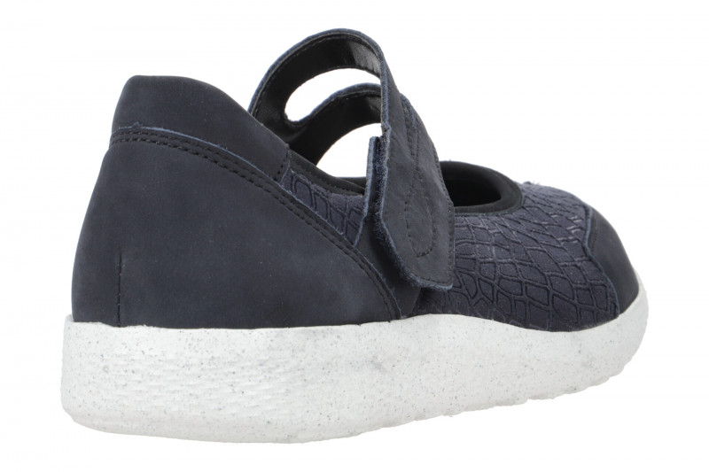 Waldläufer Ira Mary-Jane Schuhe blau M-Weite OrthoTritt