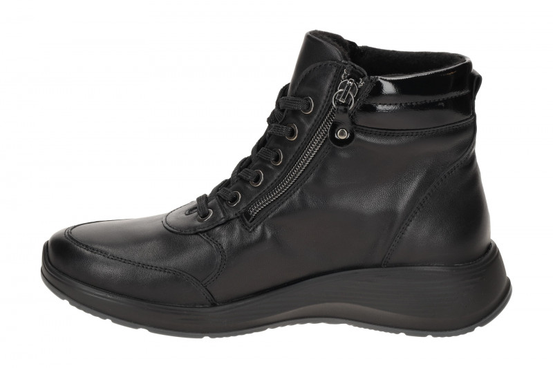 Waldläufer Kalea Stiefel Boots schwarz K-Weite dünn gefüttert 698801