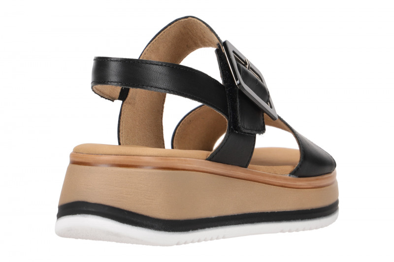 Gabor Plateau Sandale schwarz 82.744.57
