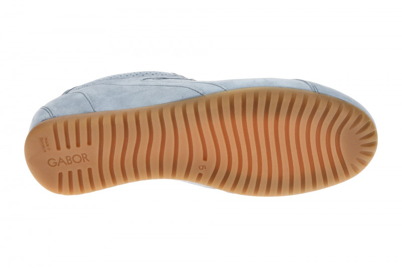 Gabor Schuhe Sneakers azur blau H-Weite 86.565.26