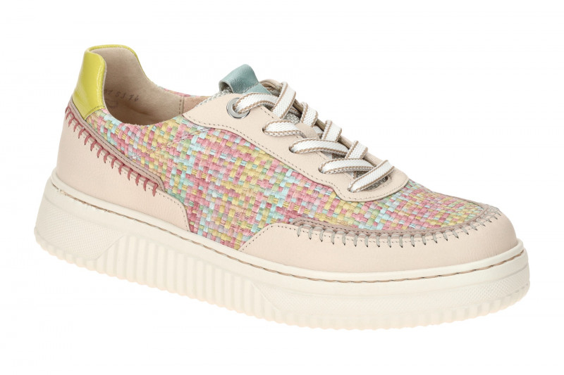 Gabor Comfort Como Sneakers beige bunt Flecht K-Weite 66.405.62