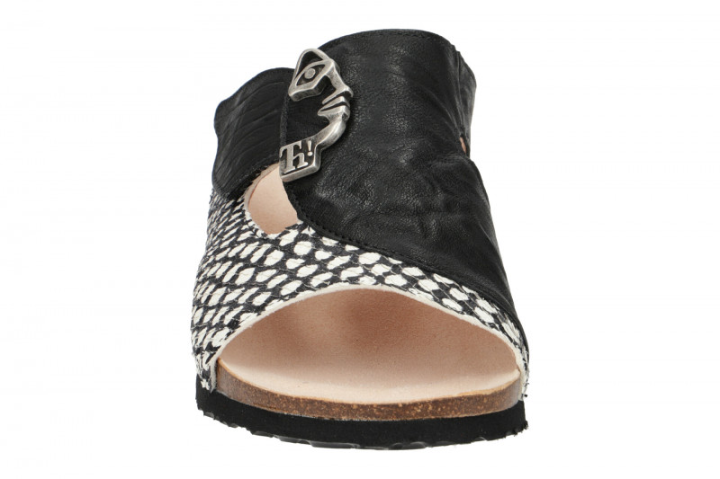 Think Mizzi Pantolette schwarz weiß 124