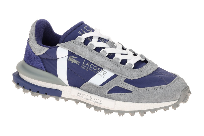 Lacoste Elite Active Sneakers Schuhe blau grau