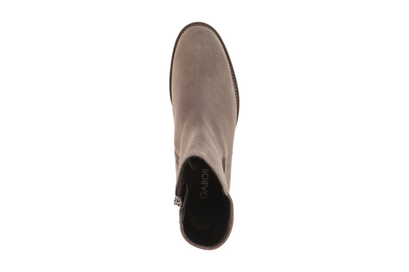 Gabor Stiefelette grau Samt 8035.05.005