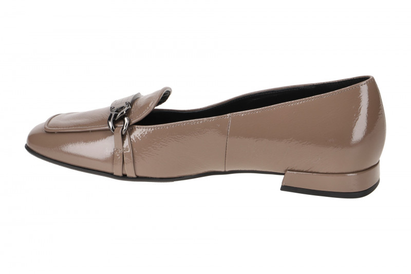 Högl Caroline Damen Ballerina Loafer taupe Lack 1725