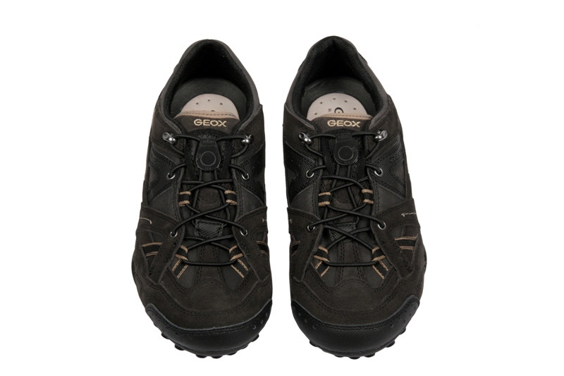 Geox Respira Wide Snake S Schuhe schwarz Sneaker