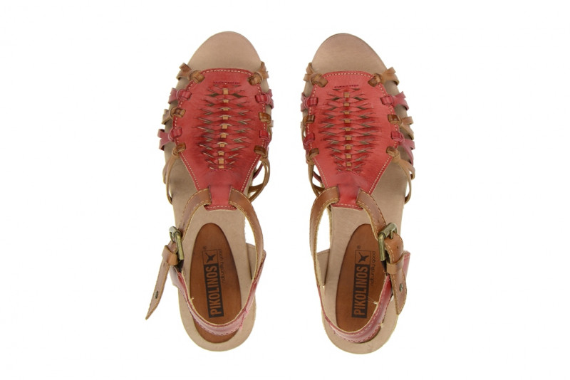 Pikolinos Keil Sandale - Cullera sandia rot - 976-8112