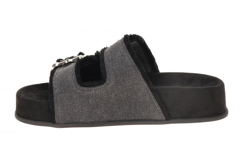 Paul Green Plateau Pantolette schwarz Antik-Look 6221