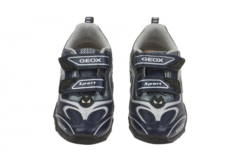 Geox Eclipse Schuhe blau silber Blinker J641BA